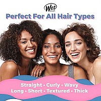 Wet Brush Go Green Tea Tree Oil Infused Treatment Comb - Wide Tooth Hair Detangler With Wavetooth Design That Gently And Glides Through Tangles - No Split Ends And No Damage