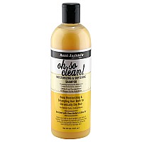 Aunt Jackies curls and coils Oh So clean Deep Moisturizing and Softening Hair Shampoo for Natural curls, coils and Waves, Enriched shea Butter, 16 oz