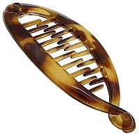 Camila Paris Cp2192 French Small Banana Clip Hair Comb, Flexible Banana Clips Hair For Thin Hair Ponytail Holder Interlocking Banana Hair Clips Styling Hair Banana Clips For Women Made In France