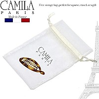 Camila Paris Cp2192 French Small Banana Clip Hair Comb, Flexible Banana Clips Hair For Thin Hair Ponytail Holder Interlocking Banana Hair Clips Styling Hair Banana Clips For Women Made In France