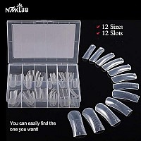 Nmkl38 120 Pcs Dual Nail Forms Full Cover Nail Tips For Polygel Nail Extension Mold