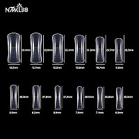 Nmkl38 120 Pcs Dual Nail Forms Full Cover Nail Tips For Polygel Nail Extension Mold