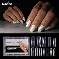 Nmkl38 120 Pcs Dual Nail Forms Full Cover Nail Tips For Polygel Nail Extension Mold