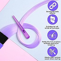 Fagaci Firm Grip Hair Clips For Styling Sectioning With Silicone Band, Duckbill Hair Styling Clips, Durable Alligator Hair Clips For Women, Long Duck Billed Hair Clips, Salon Large Hair Clips For Hair