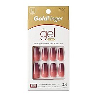 Gold Finger Gel Glam Design Nail (Gd20)