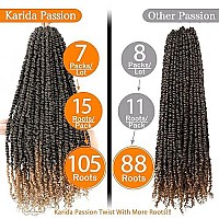 Pre-Twist Passion Twist Hair 24 Inch 7 Packspassion Twist Crochet Hair Pre Looped 16 Roots Bohemian Braids For Passion Twist Synthetic Braiding Hair Extensions (24 Inch (Pack Of 7), T27)