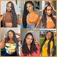 Pre-Twist Passion Twist Hair 24 Inch 7 Packspassion Twist Crochet Hair Pre Looped 16 Roots Bohemian Braids For Passion Twist Synthetic Braiding Hair Extensions (24 Inch (Pack Of 7), T27)