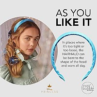 Invisibobble Hairhalo The Adjustable Headband - Disney Princess Cinderella - Hairbands Made For Everyone - Individually Adapted To The Shape Of The Head And Worn All Day With No Pain Or Uncomfortable Pressure