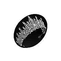 Cocide Silver Tiara And Crown For Women Crystal Queen Crowns Rhinestone Princess Tiaras For Girl Bride Wedding Hair Accessories For Bridal Birthday Party Prom Halloween Cos-Play Costume Christmas