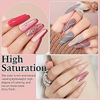 Azurebeauty 29 Pcs Dip Powder Nail Kit Starter, 20 Colors Clear Nude Pink Brown Glitter All Season Acrylic Dipping Powder System Essential Liquid Set With Topbase Coat Activator For French Nail Manicure Diy Salon Women Gift