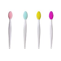 4 Pcs Lip Scrub Brush,Double-Sided Silicone Exfoliating Lip Brush Exfoliating Brush For Men Wome Double-Sided Soft Lip Brush For Smoother And Fuller Lip Appearance