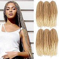 Ayana Marley Hair 6 Packs Marley Twist Braiding Hair Marley Braiding Hair For Faux Locs Crochet Hair 24 Inch Long Afro Synthetic Hair Extensions (24Inch, T27613)