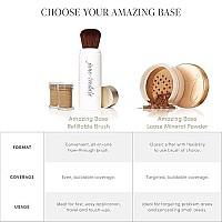 Jane Iredale Amazing Base Loose Mineral Powder Luminous Foundation With Spf 20 Oil Free, Talc Free Weightless Vegan Cruelty-Free Makeup, Autumn, 037 Oz