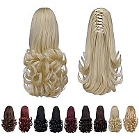 Blonde Ponytail Extension,Claw Clip Ponytails 12In Curly 38 Oz Fake Hair Extensions Synthetic Hair Pieces For Women Syxlcygg Wig Black Girl Fluffynot Tangled