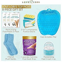 Love, Lori Pampering Foot Care Kit - Self Care Gifts For Women, Relaxation Gifts For Mom, Gift Box For Her, Christmas Gift For Wife, Spa Gifts For Women, Bath Sets For Women