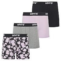 Levis Mens Stretch Boxer Brief Stretch Underwear 4 Pack Lilac