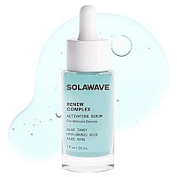 Solawave Renew Complex Serum For Face And Neck Boost The Effects Of Solawave Facial Wand Red Light Therapy For Face And Microcurrent Facial Device For Anti-Aging And Skin Tightening Pack Of 1