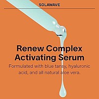 Solawave Renew Complex Serum For Face And Neck Boost The Effects Of Solawave Facial Wand Red Light Therapy For Face And Microcurrent Facial Device For Anti-Aging And Skin Tightening Pack Of 1