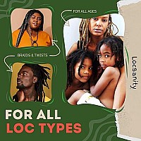 Locsanity Daily Moisturizing Refreshing Spray For Locs, Dreadlocks - Rose Water And Peppermint Hair Scalp Moisturizer, Dreadlock Spray - Natural Loc Care And Maintenance (8Oz)