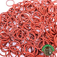 Rubber Bands 1000 Pcs Mini Size No Break & Damage Stretchy Elastic Premium Quality Made In Vietnam Hair Ties (Light Brown - 4 Pack Of 250 Pcs)