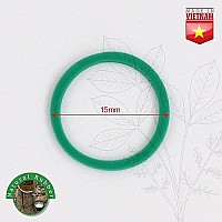 Rubber Bands 1000 Pcs Mini Size No Break & Damage Stretchy Elastic Premium Quality Made In Vietnam Hair Ties (Green - 4 Pack Of 250 Pcs)