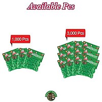 Rubber Bands 1000 Pcs Mini Size No Break & Damage Stretchy Elastic Premium Quality Made In Vietnam Hair Ties (Green - 4 Pack Of 250 Pcs)