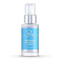 Pure Daily Care High Energy Hyaluronic Serum (4 Fl Oz) - Hydrating Clinical Grade Hyaluronic Acid