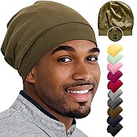 Bonnet Silk Bonnet For Sleeping Satin Bonnet Hair Bonnets Black Women Silk Sleep Cap Satin Hair Bonnet Sleeping Bonet Silk Bonnet For Curly Hair For Men Night Hair Wrap Head Cover Scarf Protect Braids