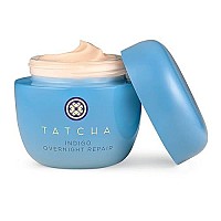 Tatcha Indigo Overnight Repair: Serum In Cream Treatment, Fragrance Free, 50 Ml 17 Oz