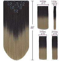 Blonde Hair Extensions,Clip Hair Extension Straight 22 5 Qz Synthetic Hair Pieces Wig Syxlcygg 18Wavy Fluffynot Tangled Black Women Burgundy Clip Ponytail Girls Silver White Dark Brown Grey