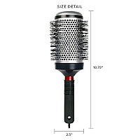 Cricket Technique 400 25A Thermal Hair Brush Seamless Barrel Styling Hairbrush Anti-Static Tourmaline Ionic Bristle For Blow Drying Curling All Hair Types