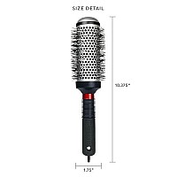 Cricket Technique 370 175A Thermal Hair Brush Seamless Barrel Styling Hairbrush Anti-Static Tourmaline Ionic Bristle For Blow Drying Curling All Hair Types