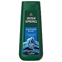 Irish Spring Moisture Blast Body Wash for Men, 20 Oz