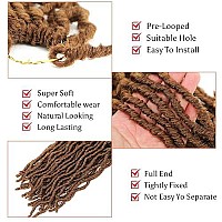 Karida Soft Locs 36 Inch Crochet Hair 5Packs Faux Locs Crochet Braids Hair Pre Looped Synthetic Curly Soft Faux Locs Hair Extension Goddess Locs Crochet Braids (36 Inch (Pack Of 5), 27)