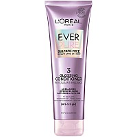 LOral Paris EverPure Sulfate Free glossing conditioner, Intensifies Hair Shine & Smoothness, pH Balanced & Argan Oil Infused Vegan Hair care, 85 Fl Oz