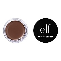 elf Putty Bronzer, creamy & Highly Pigmented Formula, creates a Long-Lasting Bronzed glow, Infused with Argan Oil & Vitamin E, Beach, Please, 035 Oz