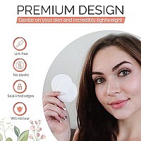 Beautiful Mind Cotton Rounds Makeup Remover Pads - Pack Of 300 - Lint Free Eco-Friendly Compostable - Use As Makeup Applicator, Nail Polish Remover, Or Baby Care Pad - Kraft Box