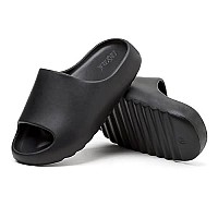 Platform Pillow Slippers Slides For Women And Men, Eva Anti-Slip Cloud Slippers Lightweight Spa Open Toe Shower Sandals For Indoor & Outdoor