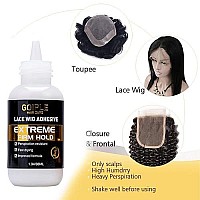 Wig Glue 134Oz, Waterproof Lace Front Wig Glue For Wigs With Tools And Hair Wax Stick (Wig Gluewig Glue Removerhair Wax Stickedge Control Waxelastic Bandhair Dual Drush)