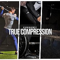 Compressionz Mens Compression Pants Base Layer Running Tights Mens Leggings For Sports (Navy Wpockets, 3Xl)