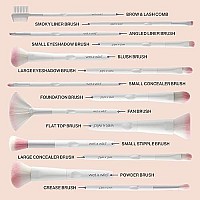 Wet N Wild Eyebrow And Liner Brush, Flat Makeup Angled Liner Brush, Ultra-Thin Precision, Soft Fibers