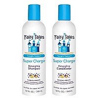 Fairy Tales Tangle Tamer Detangling Shampoo and conditioner for Kids - Ultra Moisturizing and Anti Frizz Protection - Paraben Free, Sulfate Free - 12 Oz each Bottle - 2 pack