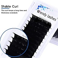 Volume Eyelash Extension 003 Cd Curl 14-20Mm Mixed Easy Fan Rapid Blooming Lashes 3D 4D 6D 10D 20D Lash Extensions By Wendy Lashes(003-C, 14-20Mm)