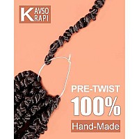 12 Inch Pre-Twisted Passion Twist Crochet Hair 8 Packs Pre-Looped Short Passion Twist Braiding Hair (4Brown)