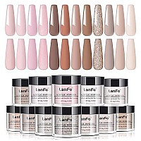 Lanfo Acrylic Powder Set 12 Colors Nail Acrylic Powder Glitter Acrylic Nail Powder Professional Acrylic Nail Powder Extension Carving Nail Kit Gifts No Nail Lamp Needed