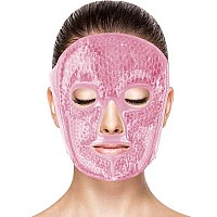 Conbella Face Eye Masks For Dark Circles And Puffiness, Migraines, Headache, Stress, Redness, Cooling Face Masks For Women Man, Hot Cold Use Ice Face Mask