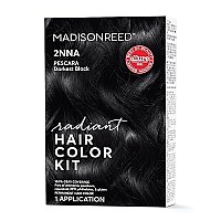 Madison Reed Radiant Hair Color Kit, Blackest Black For 100 Gray Coverage, Ammonia-Free, 2Nna Pescara Black, Permanent Hair Dye, Pack Of 1