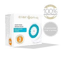 Clarisonic Deep Pore Facial Cleansing Brush Head Replacement (4-Count)