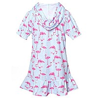 Childrenstar Beach Cover Up For Girls Terry Beach Cover-Up Hooded Zip Robe,Size 12 13