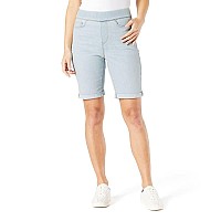 Signature by Levi Strauss & co gold Label Womens Totally Shaping Pull On Bermuda Shorts (Available in Plus Size), (New) Phantom Bluff, 22